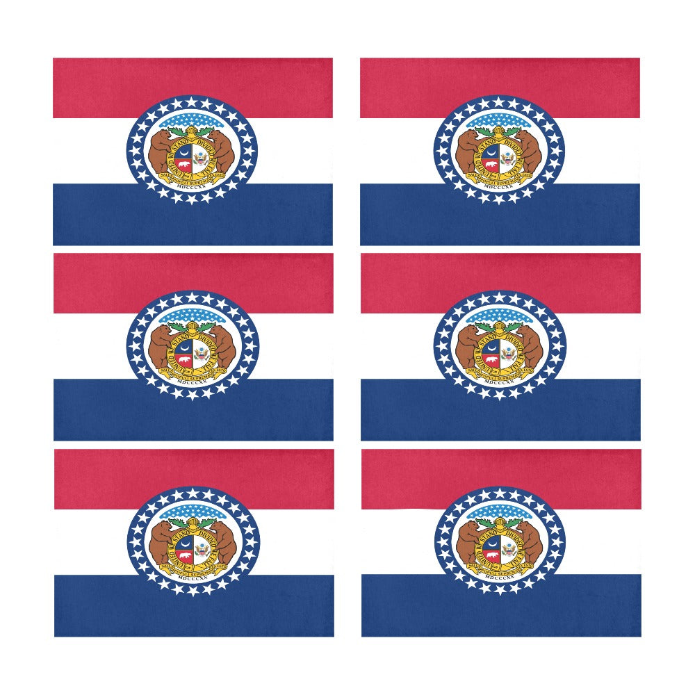 Missouri Flag Placemats 12" x 18" (Set of 6)