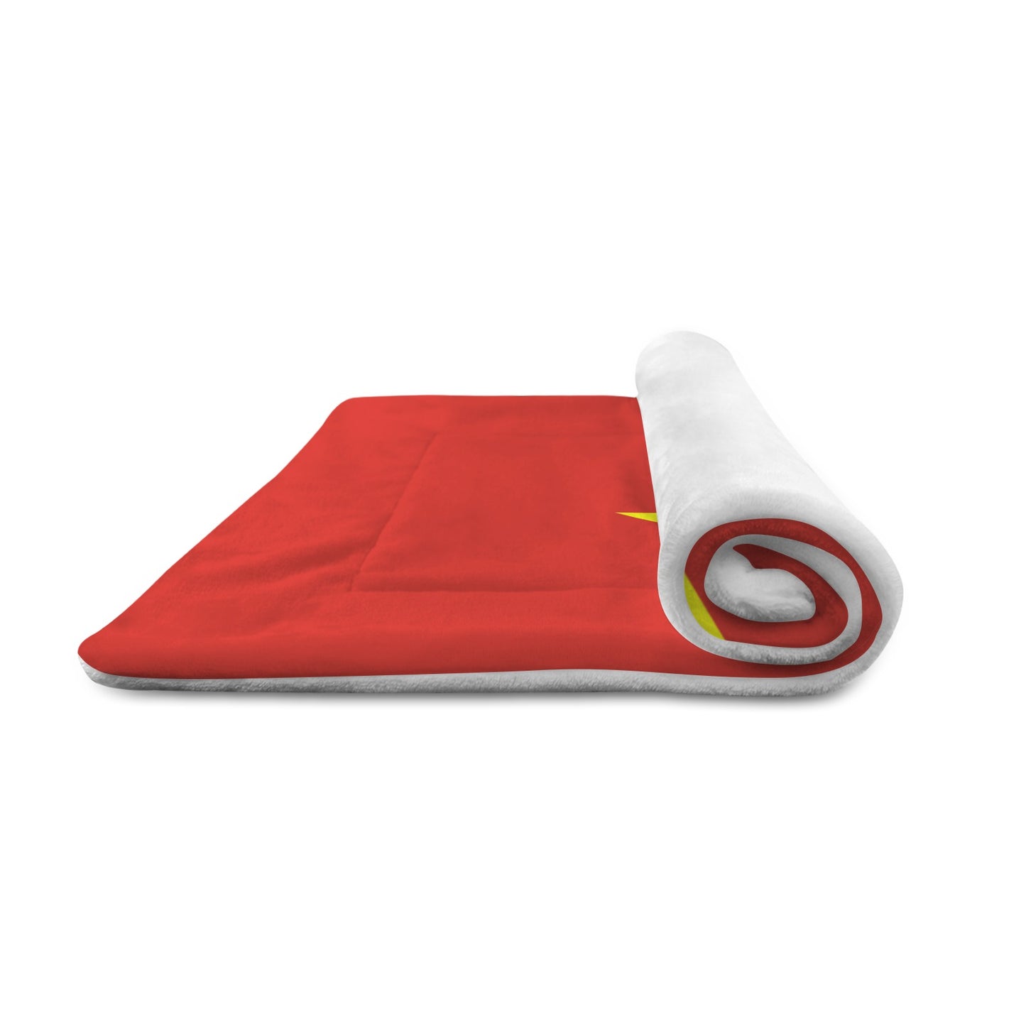 Vietnam Flag Inspired Pet Mat 25x18inch (Made in the USA)