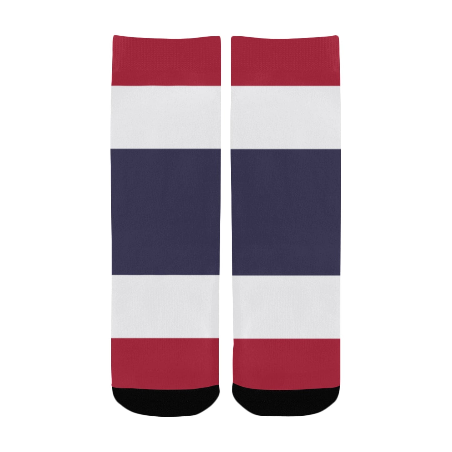 Thailand Flag Inspired Kid's Socks (Made in the USA)