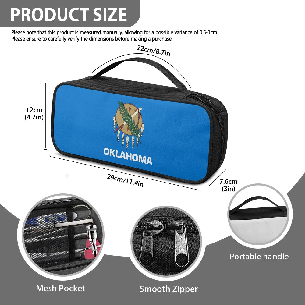Oklahoma Flag Inspired Stethoscope Storage Bag