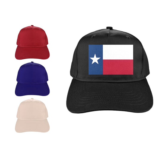 Texas Flag Baseball Cap (Made in USA)