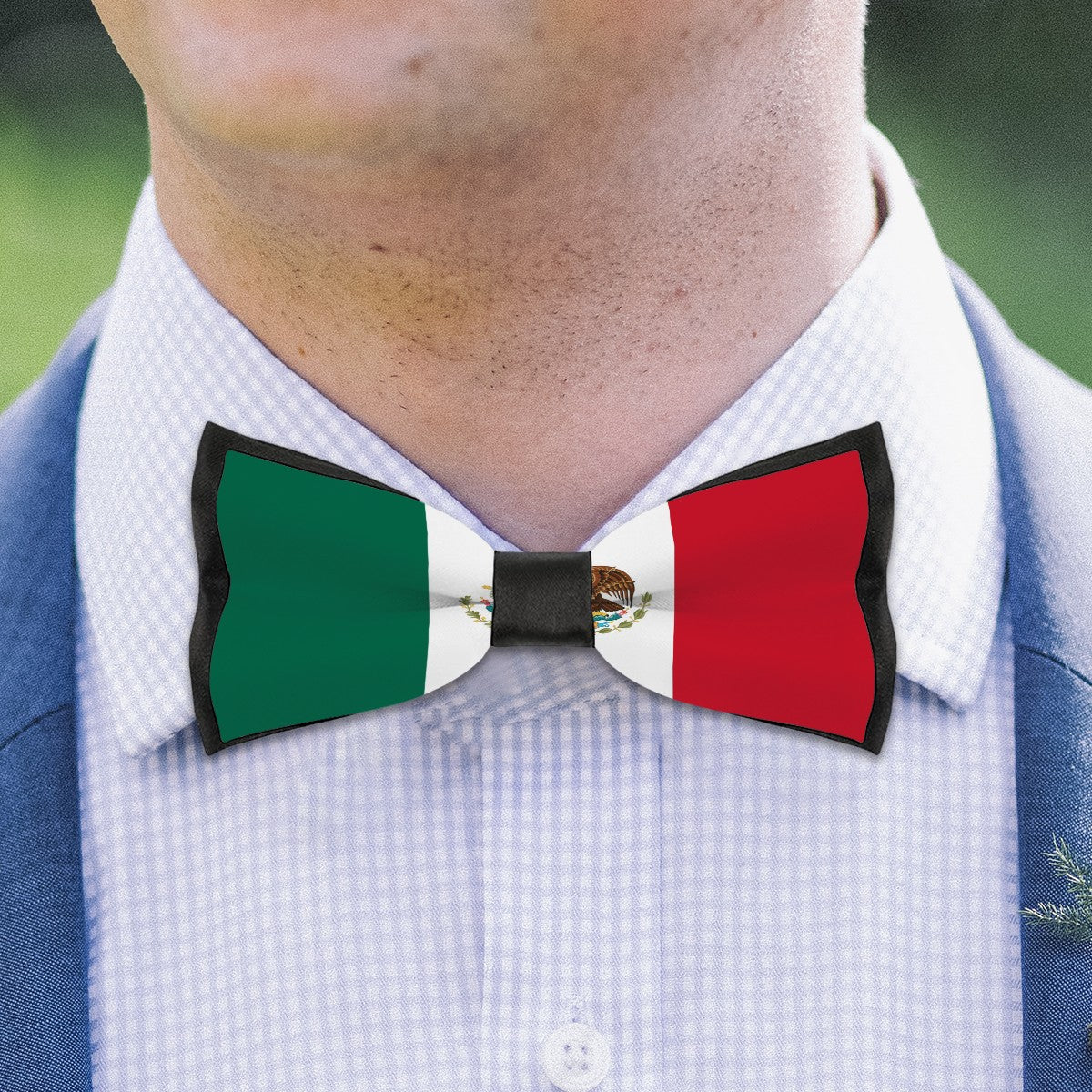Mexico Flag Inspired Bow Tie style-1