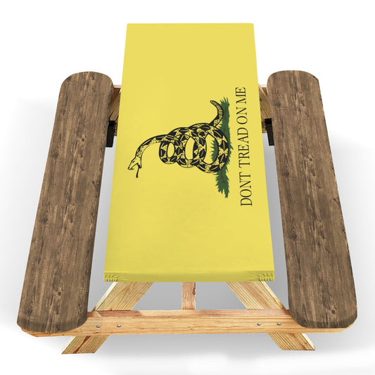 Gadsden Flag Picnic Table Cover (72" x 30") (Made in the USA)