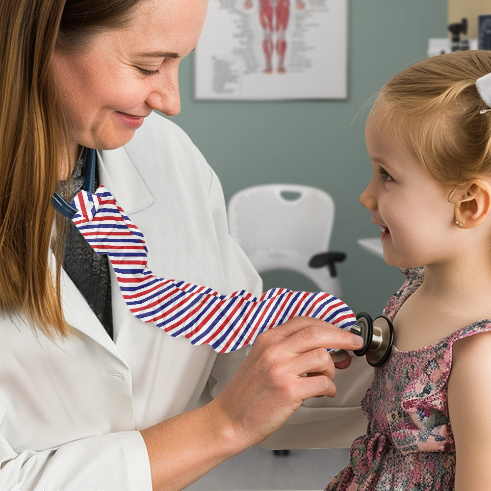 USA/American Flag Inspired Stripes Pattern Stethoscope Protective Cover
