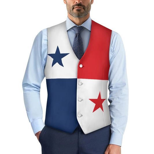 Panama Flag Suit vest jacket