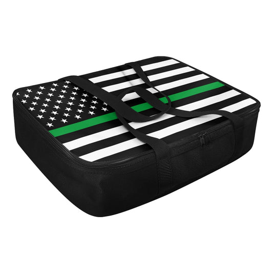 Thin Green Line Flag Inspired Insulated Casserole Carrier – Durable Hot & Cold Food Bag