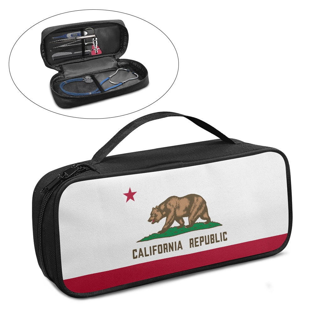 California Flag Inspired Stethoscope Storage Bag
