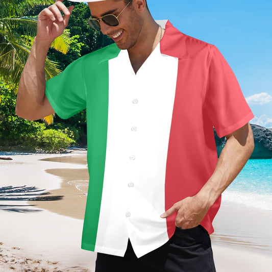 Italy Flag Hawaiian Shirt (Made in USA)