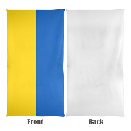 Ukraine Flag Inspired Beach Towel 31"x71" (Made in USA)