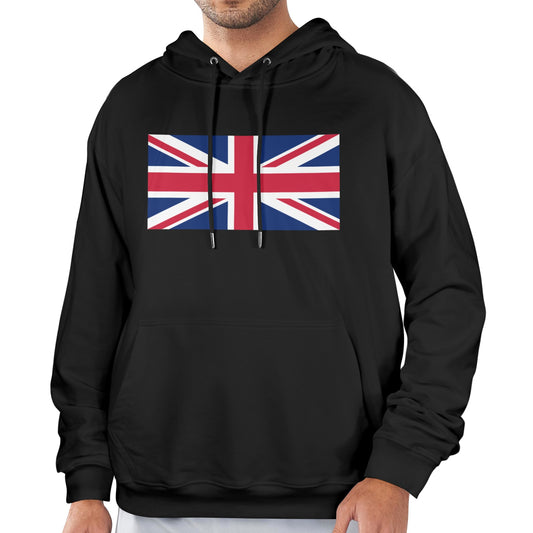 UK/Great Britain Flag Inspired Men's Hoodie (Made in the USA)
