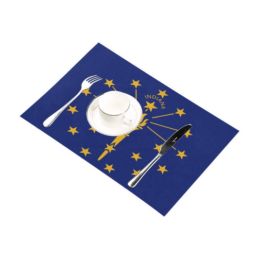 Indiana Flag Placemats 12" x 18" (Set of 6)