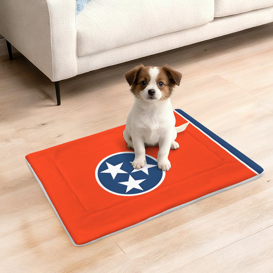 Tennessee Flag Inspired Pet Mat 25x18inch (Made in the USA)