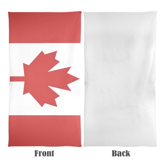 Canada Flag Inspired Beach Towel 31"x71" (Made in USA)