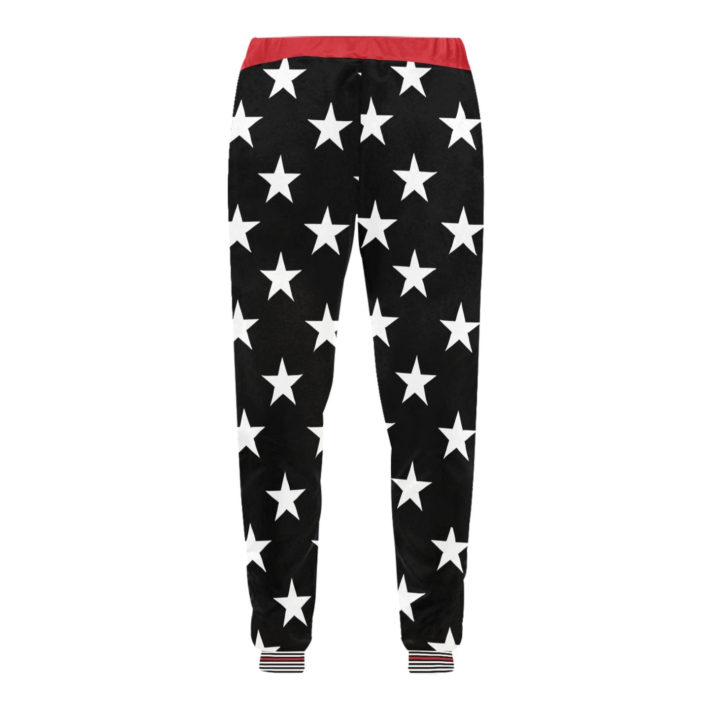Thin Red Line Flag Inspired All Over Print Unisex Sweatpants