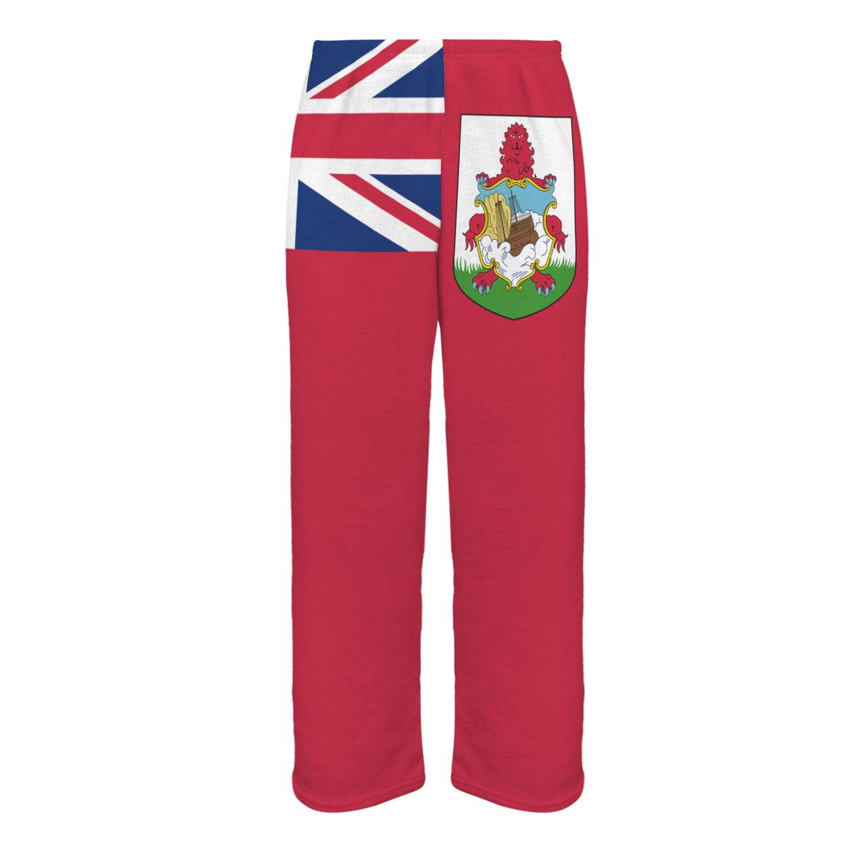 Bermuda Flag Inspired Men's Flannel Pajama Trousers Printed in the USA