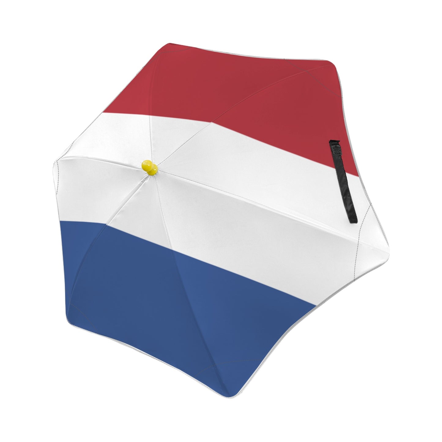 Netherlands Flag Inspired Kids Safe Round Corner Umbrella