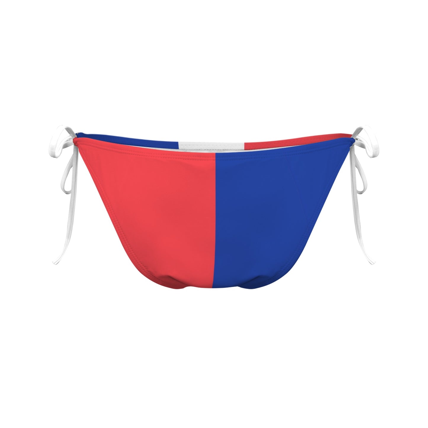 France Flag Inspired Side-Tie Bikini Bottom