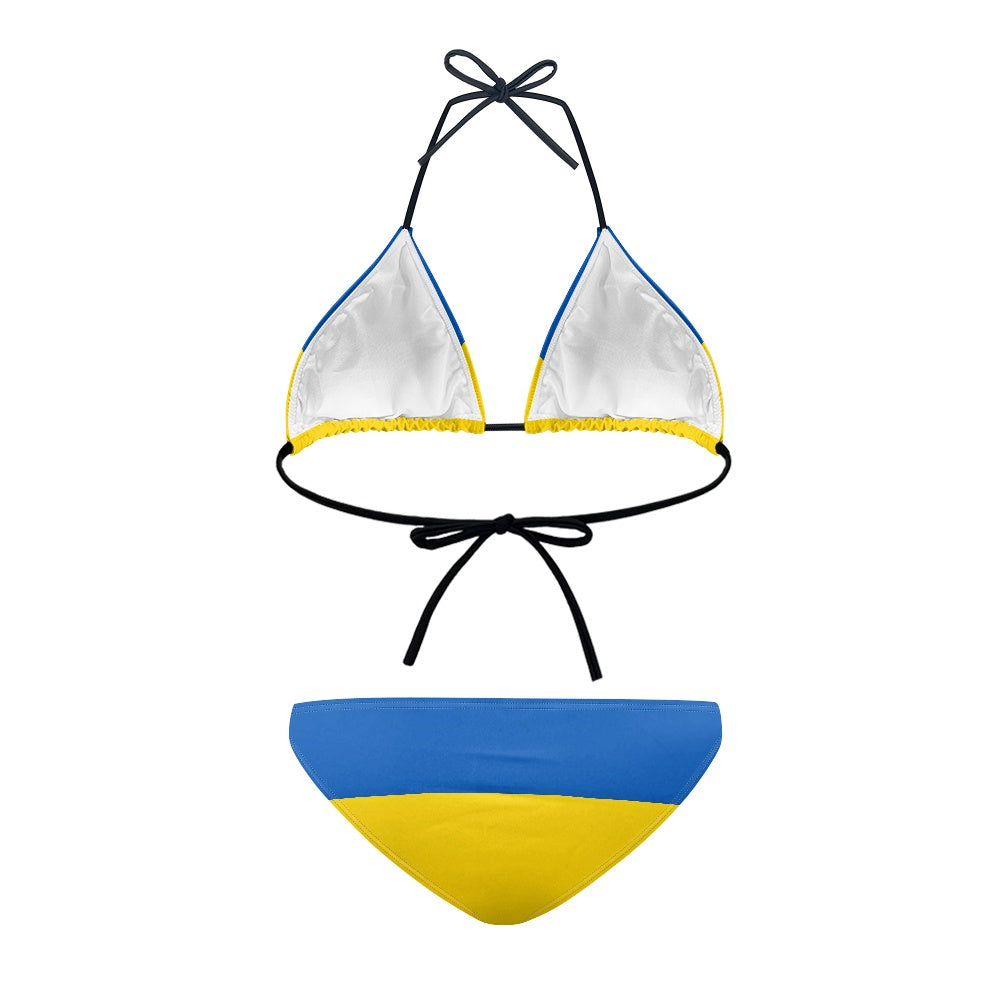 Ukraine Flag Inspired Women's Bikini