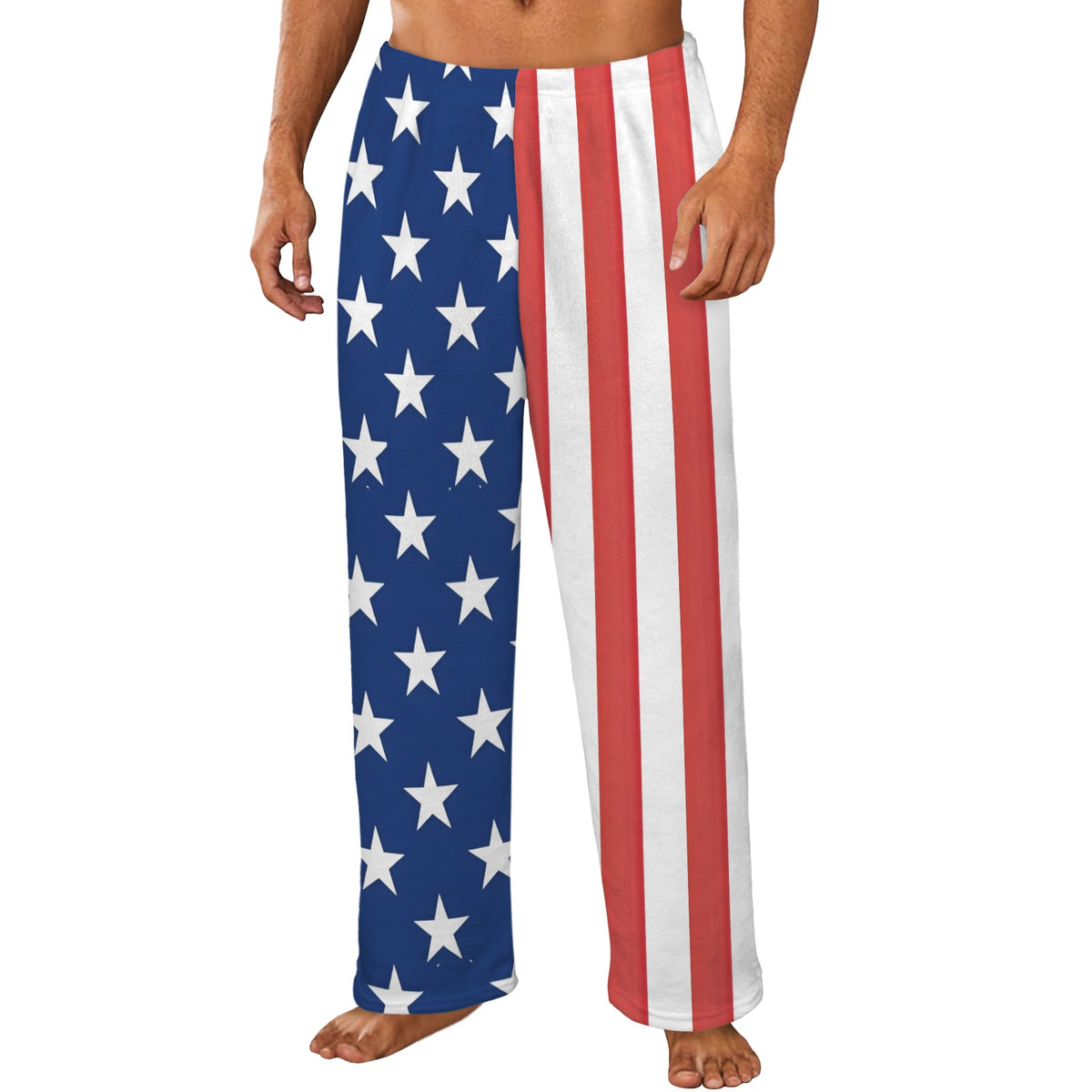 USA/American Flag Inspired Men's Flannel Pajama Trousers Printed in the USA