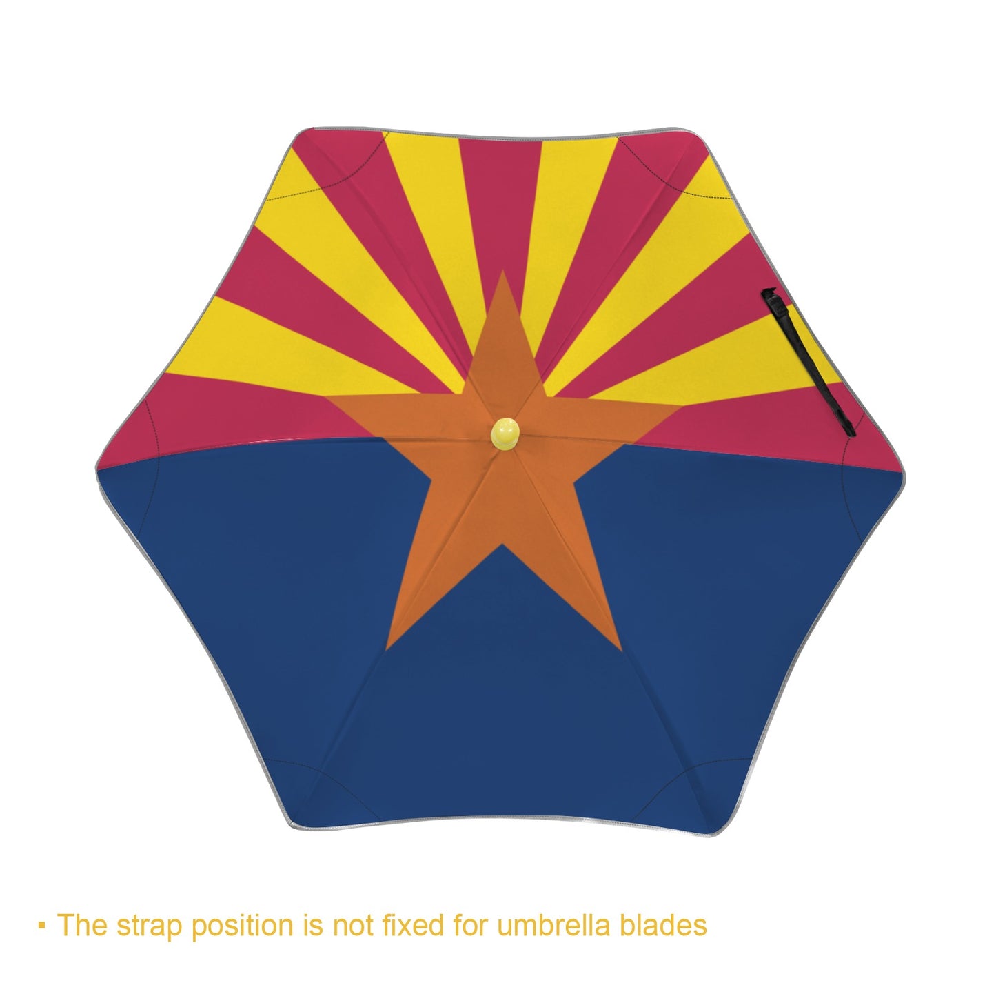 Arizona Flag Inspired Kids Safe Round Corner Umbrella