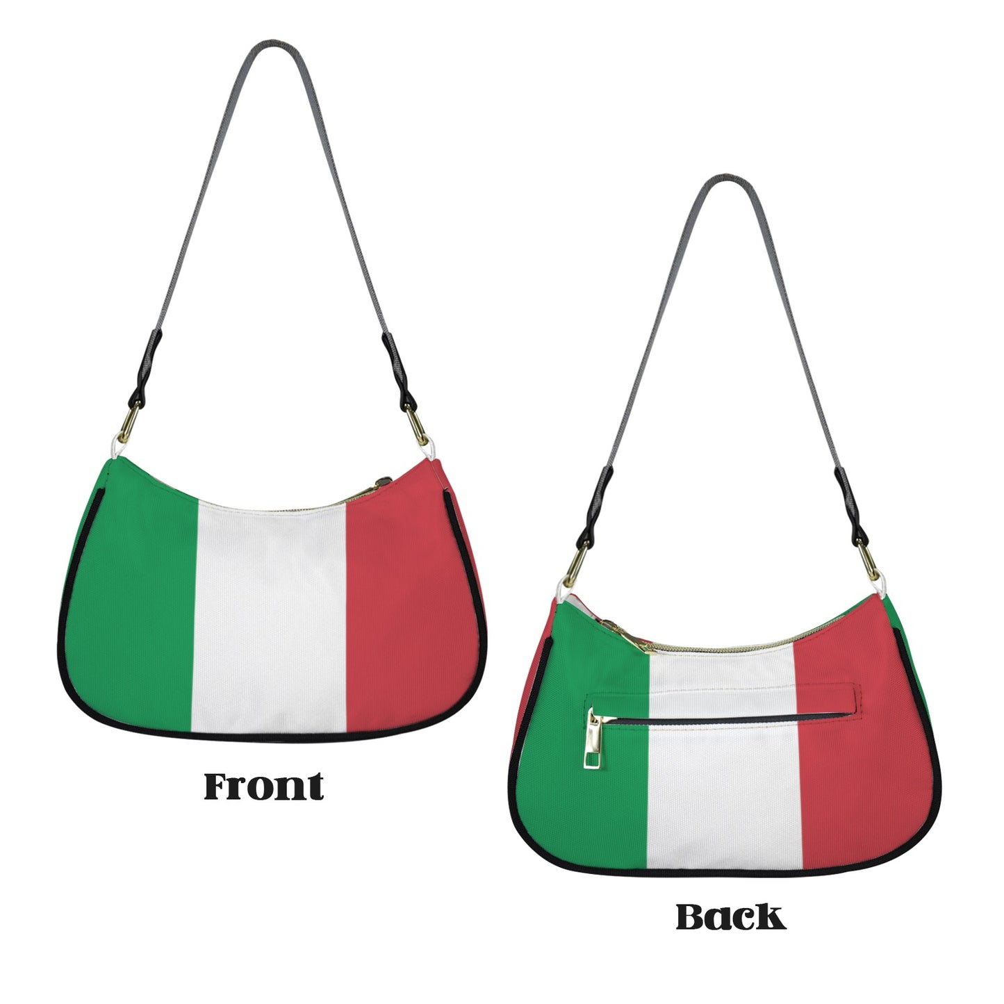 Italy Flag Inspired Women's Shoulder Bag