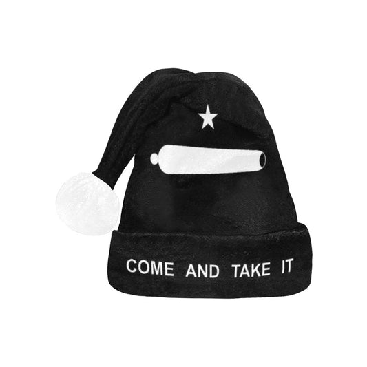 Come and Take It Flag Christmas Santa Hat