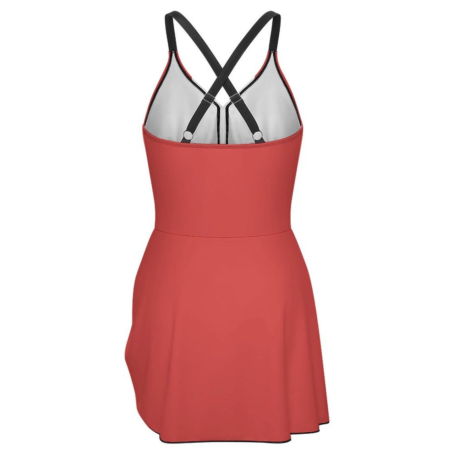 Canada Flag Inspired Women's Hem Tie One-piece Swimsuit