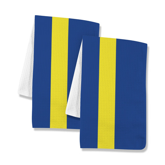 Curacao Flag Inspired Kitchen Towel 40X60cm (Pack of 2) | Printed In the USA