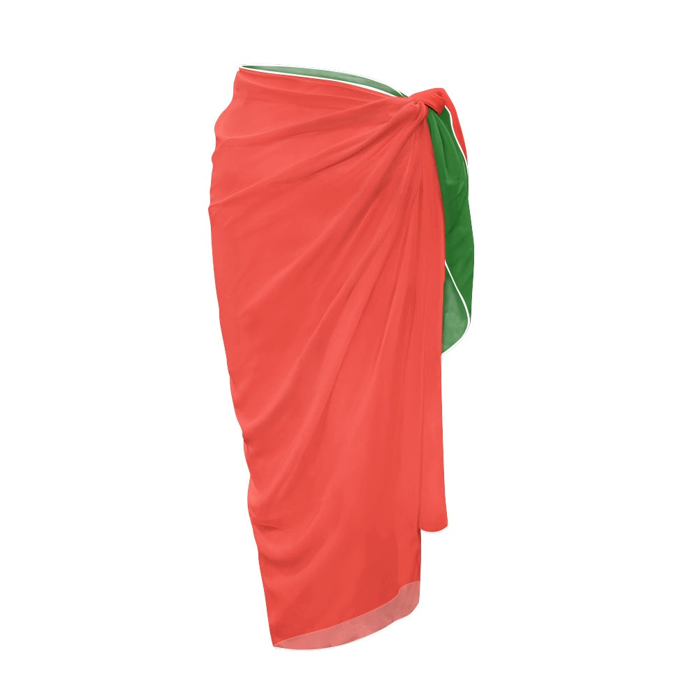 Portugal Flag Inspired Bikini Cover-Up