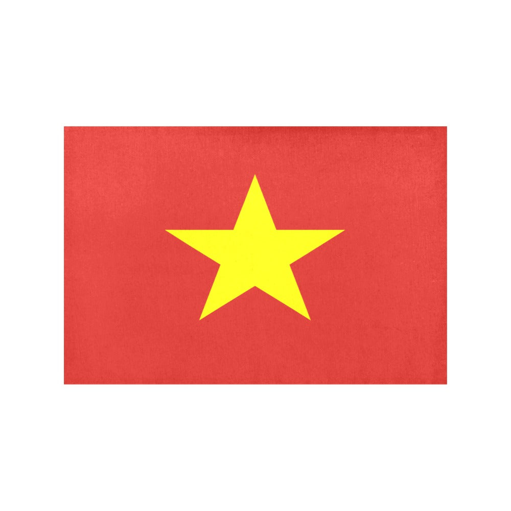 Vietnam Flag Placemats 12" x 18" (Set of 6)