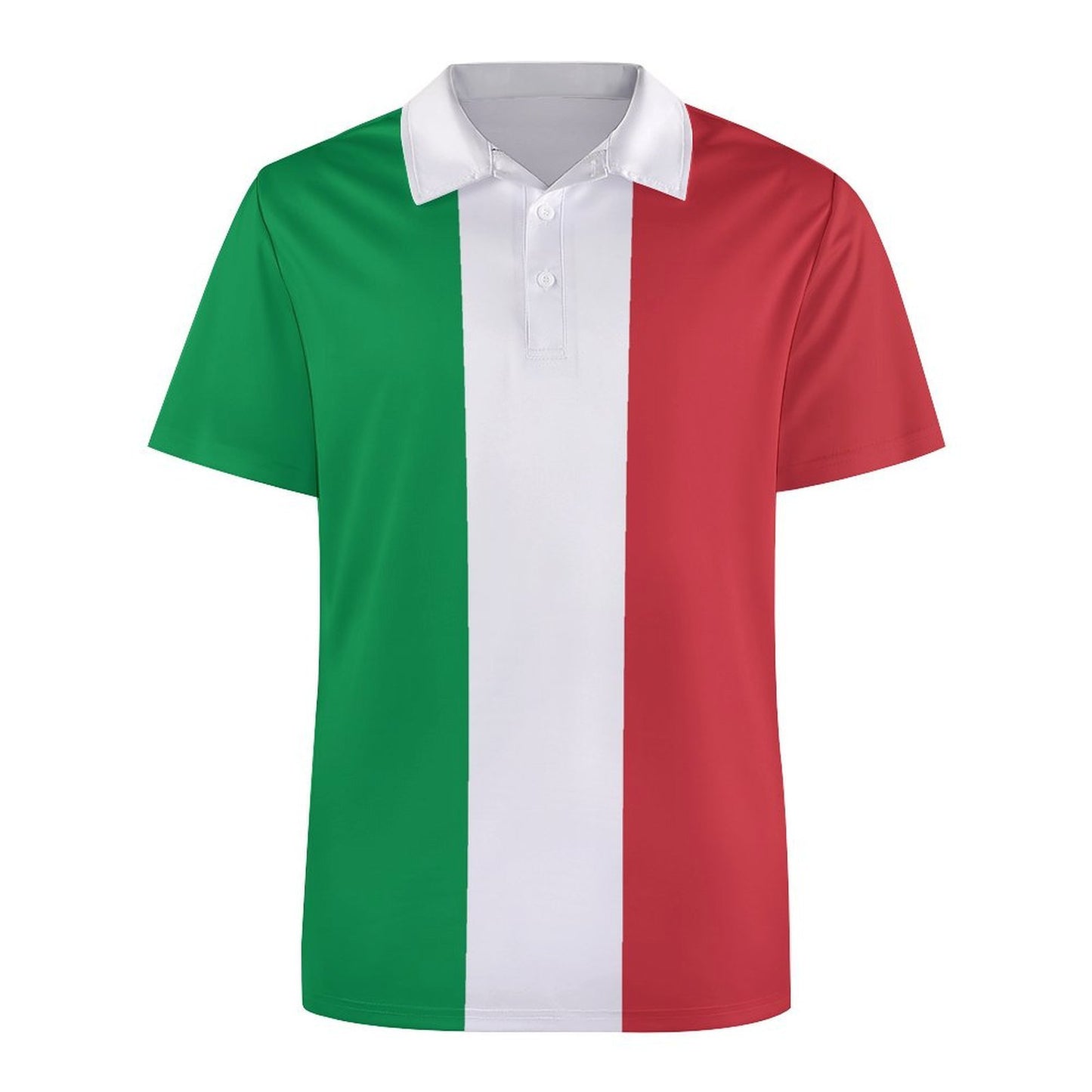 Italy Flag Inspired Women's Straight Fit Polo Shirt
