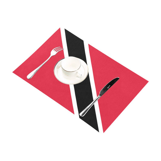 Trinidad and Tobago Flag Placemats 12" x 18" (Set of 6)