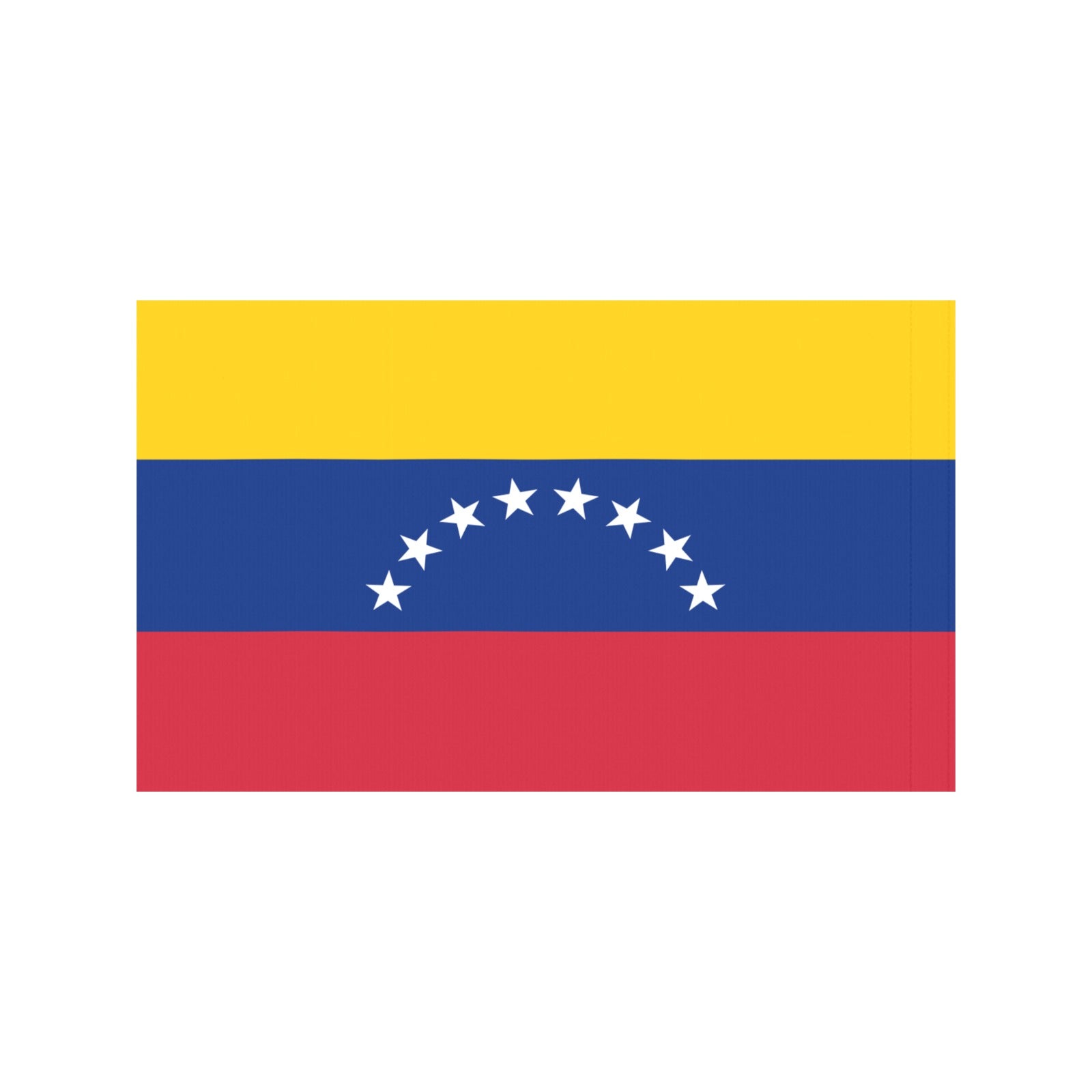 Luv My Flag Venezuela flag with vibrant yellow, blue, red.