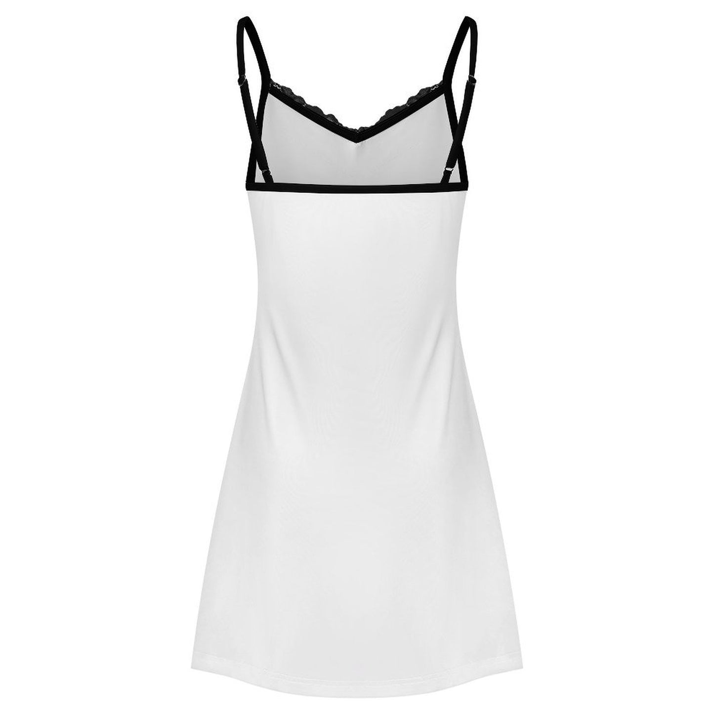 Gadsden Flag Inspired Women's Lace Slit Cami Pajama Dress