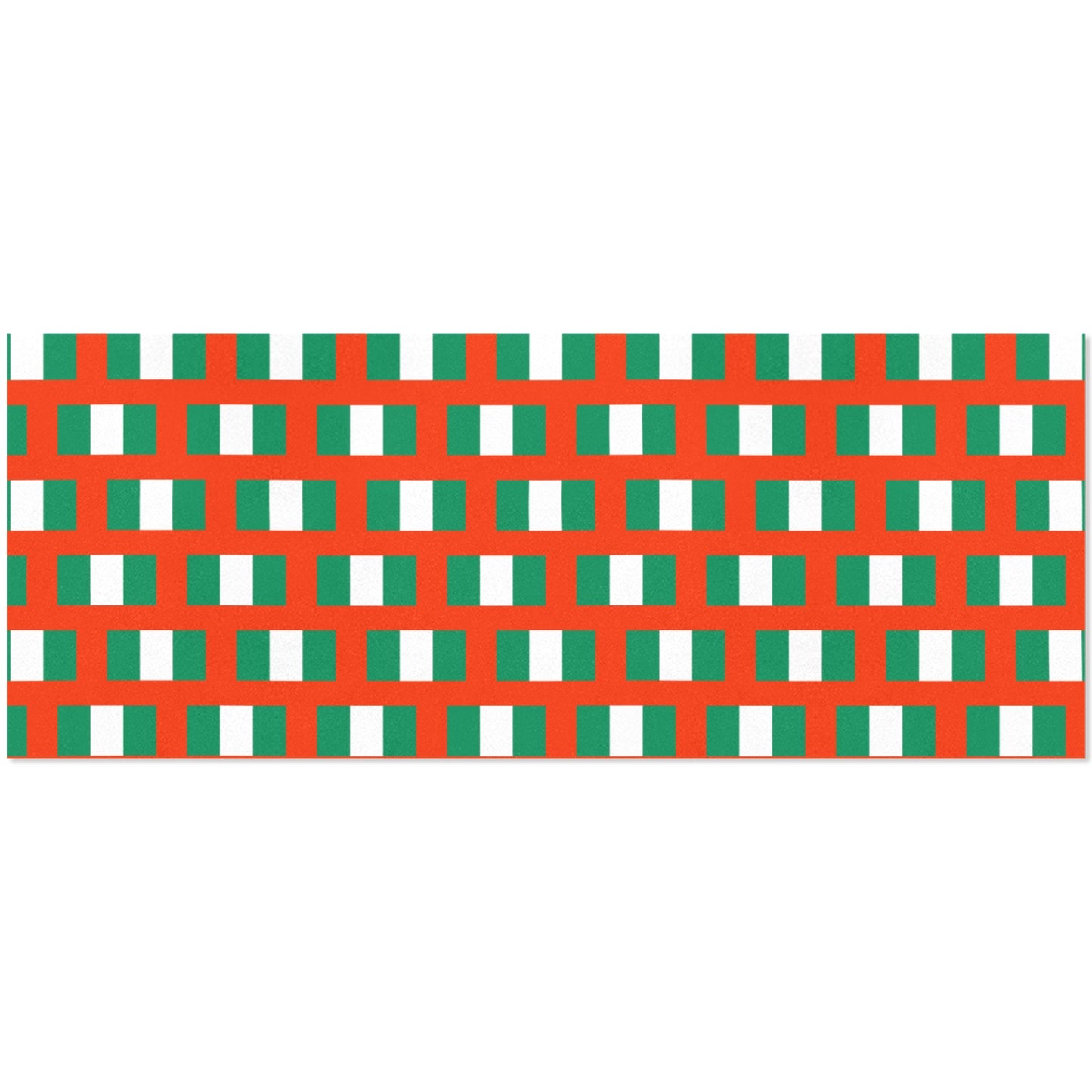 Nigeria Flag Inspired Custom Gift Wrapping Paper 58"x 22.5" (4 Rolls)