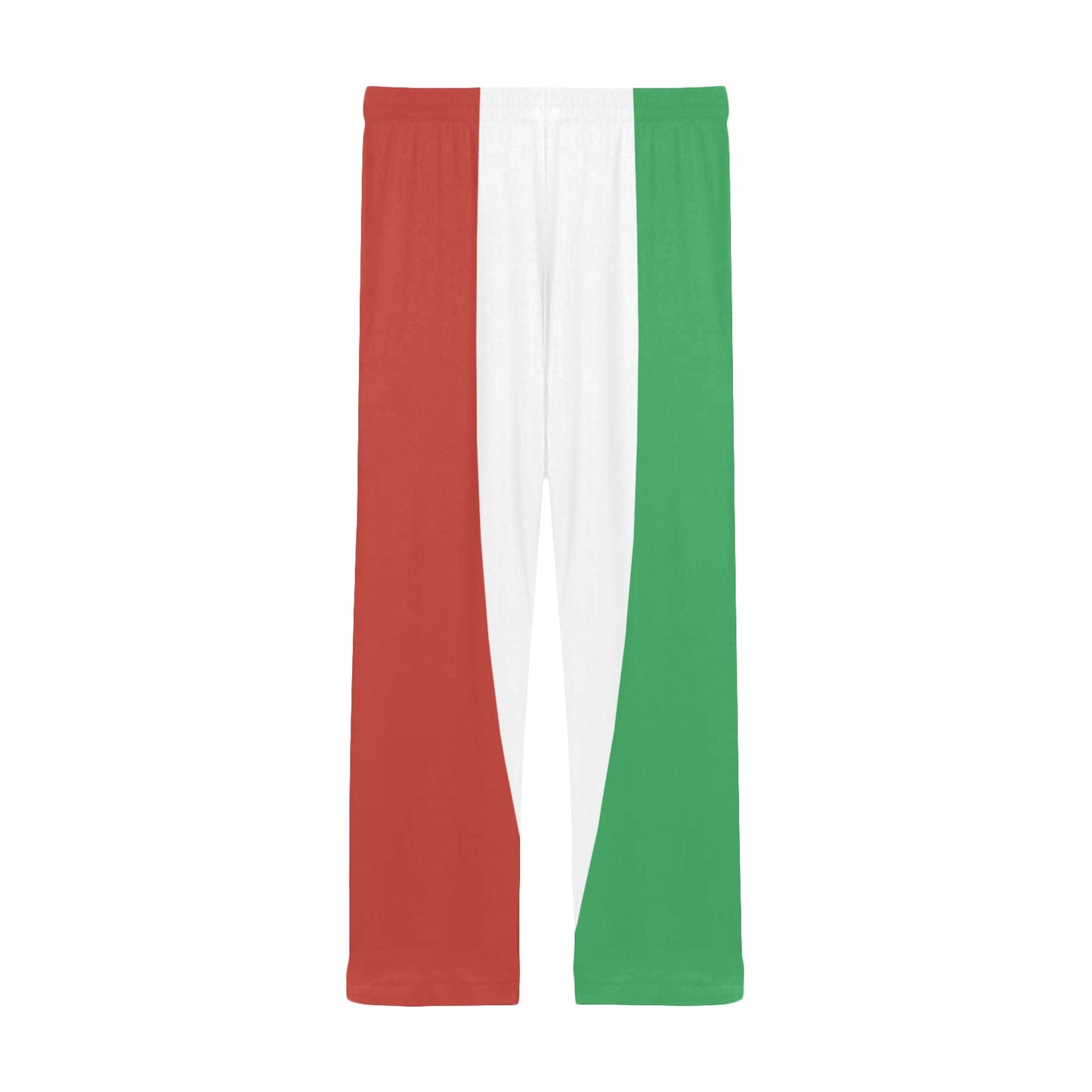 Mexico Flag Inspired Men’s Pajama Trousers with Pockets (Made in the USA)