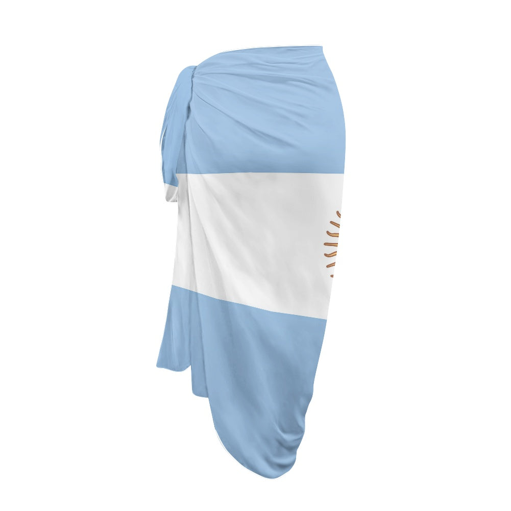 Argentina Flag Inspired Bikini Cover-Up