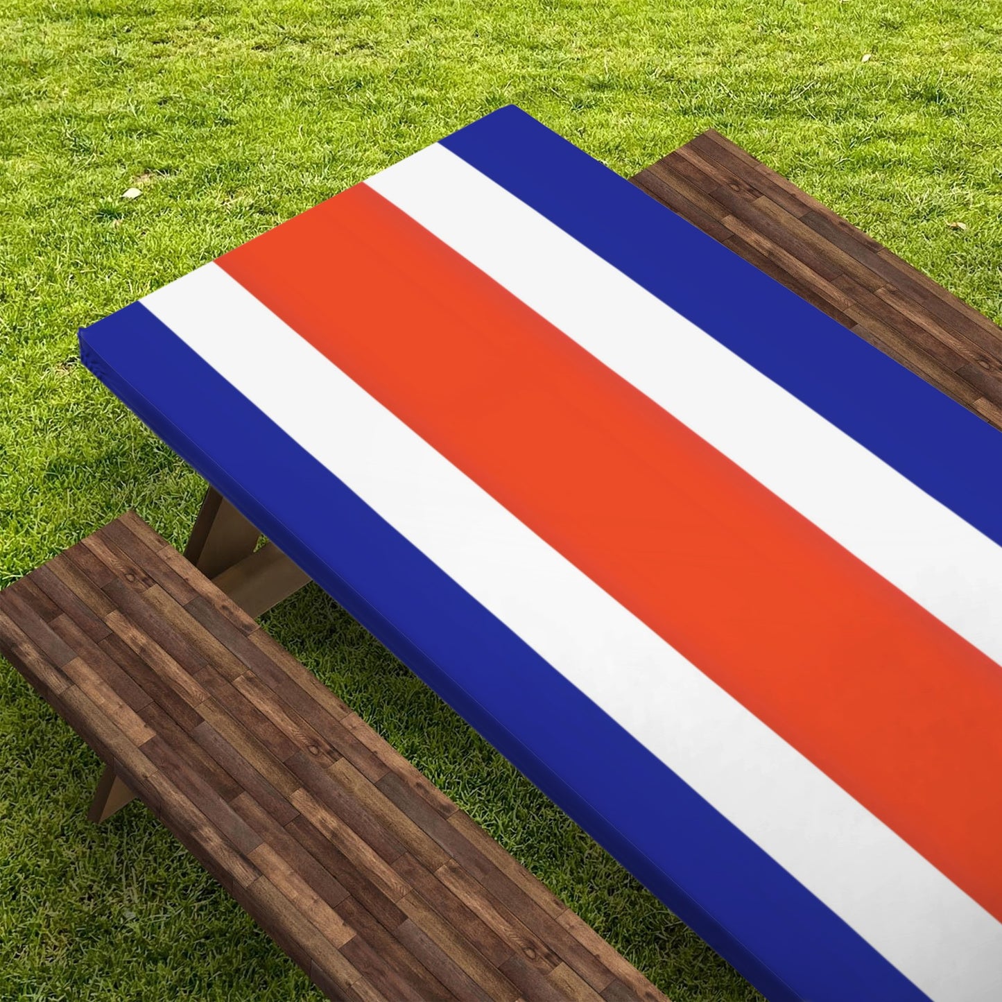 Costa Rica Flag Picnic Table Cover (72" x 30") (Made in the USA)