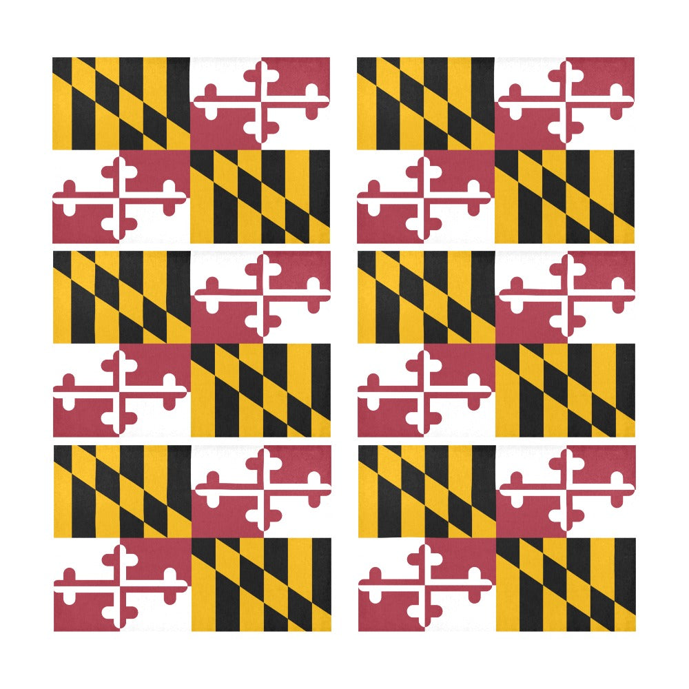 Maryland Flag Placemats 12" x 18" (Set of 6)