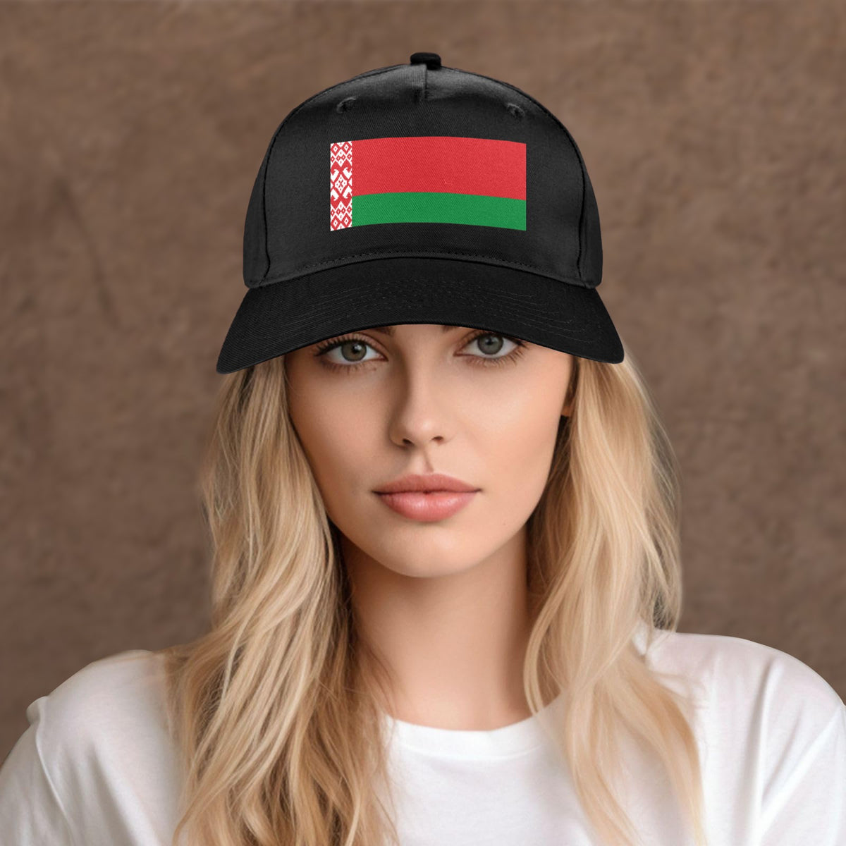 Belarus Flag Inspired Baseball Cap | Printed in the  USA