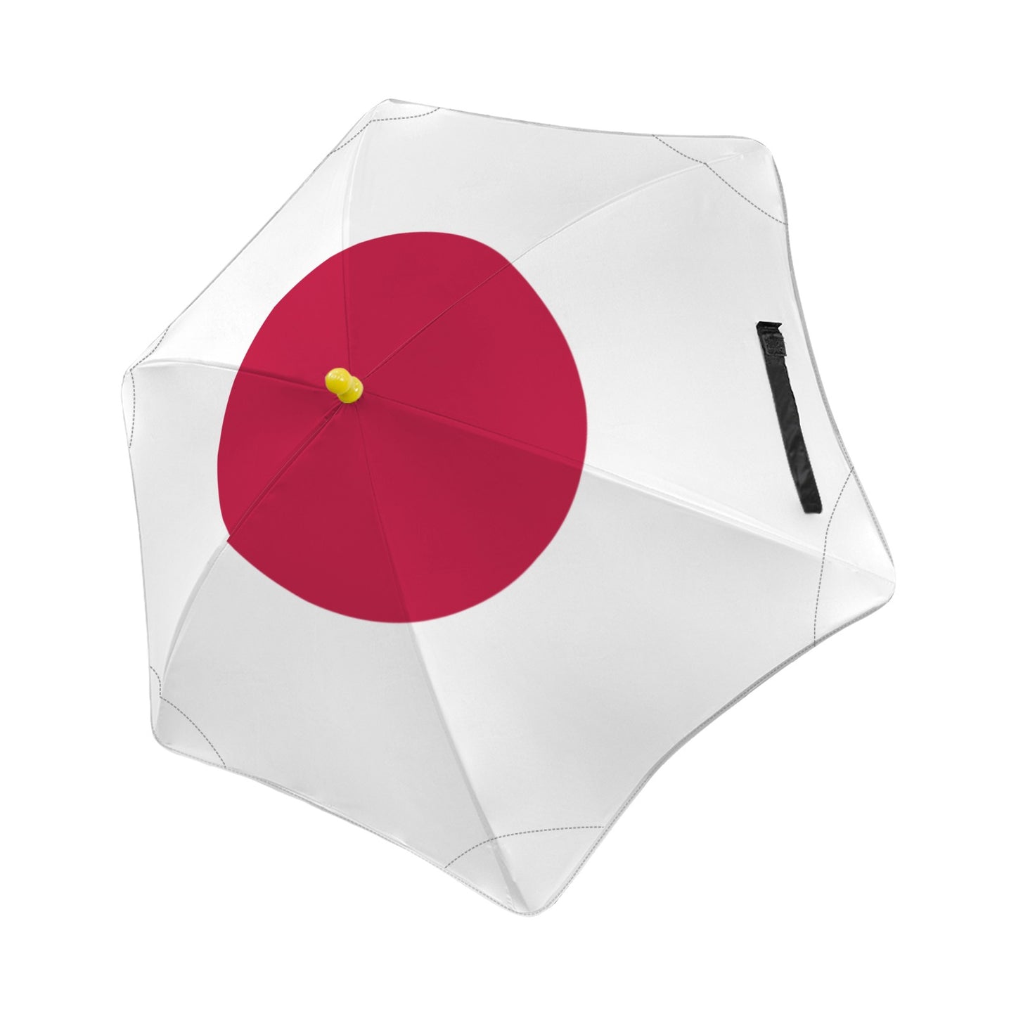 Japan Flag Inspired Kids Safe Round Corner Umbrella