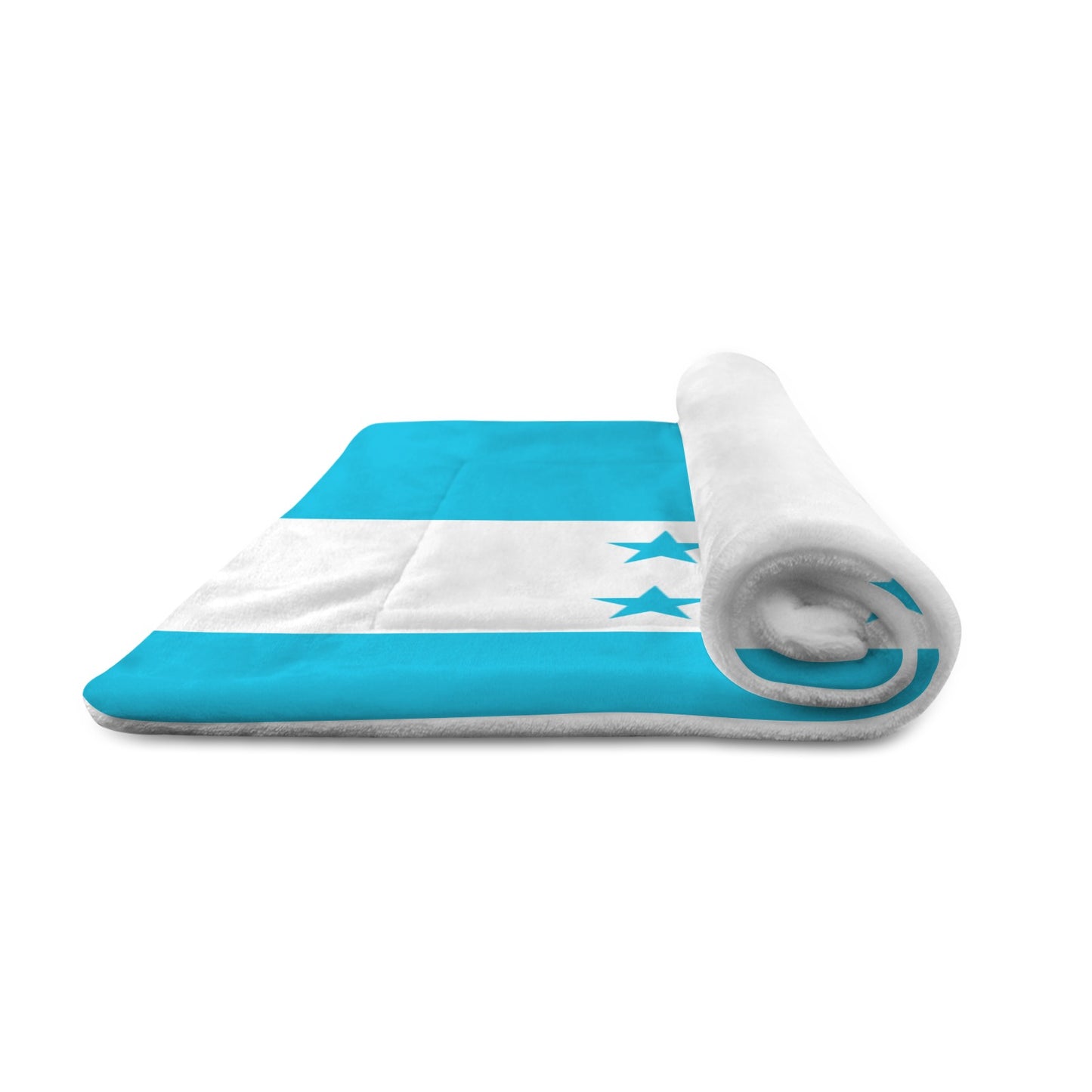 Honduras Flag Inspired Pet Mat 25x18inch (Made in the USA)