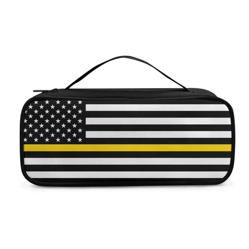 Thin Gold Line Flag Inspired Stethoscope Storage Bag