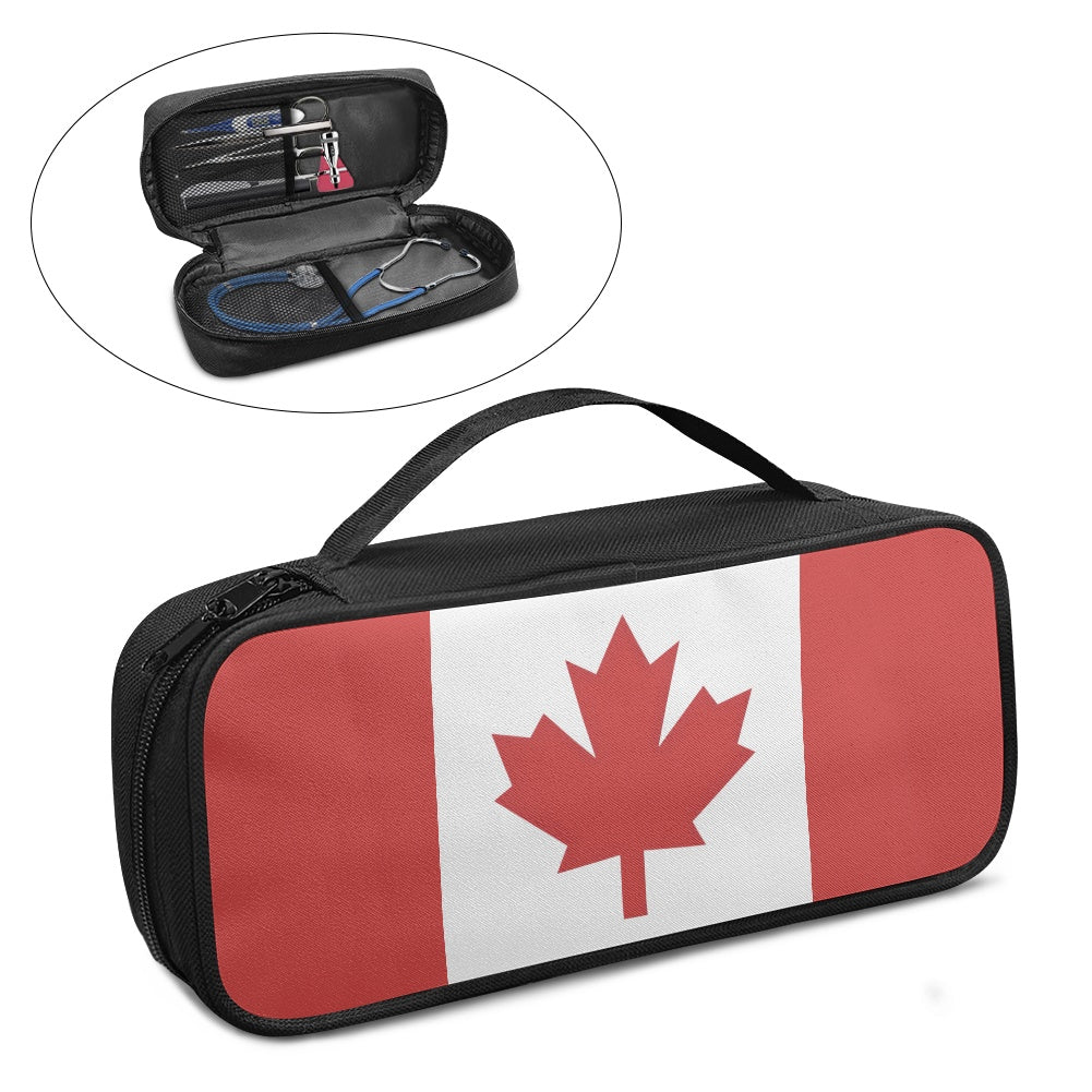 Canada Flag Inspired Stethoscope Storage Bag