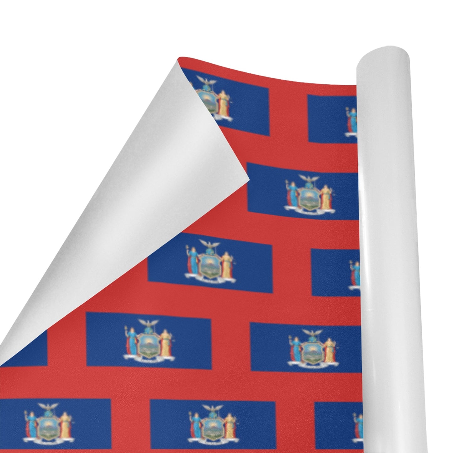 New York Flag Custom Gift Wrapping Paper 58"x 22.5" (4 Rolls)