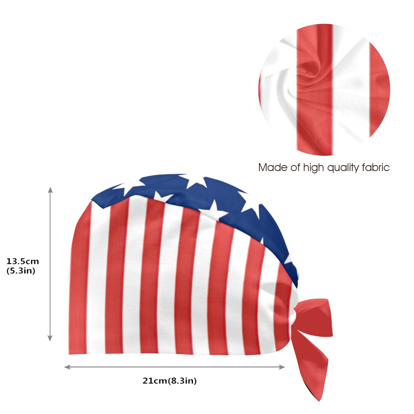 USA/American Flag Inspired Scrub Cap | Ships from USA