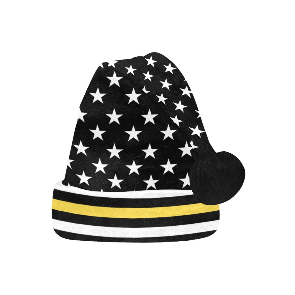Thin Gold Line Flag Christmas Santa Hat