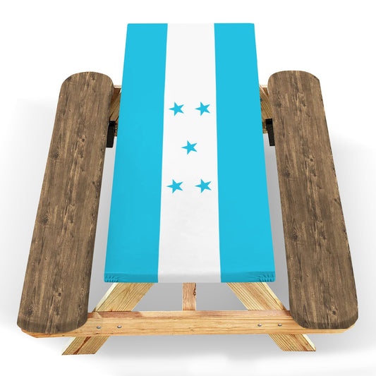 Honduras Flag Picnic Table Cover (72" x 30") (Made in the USA)