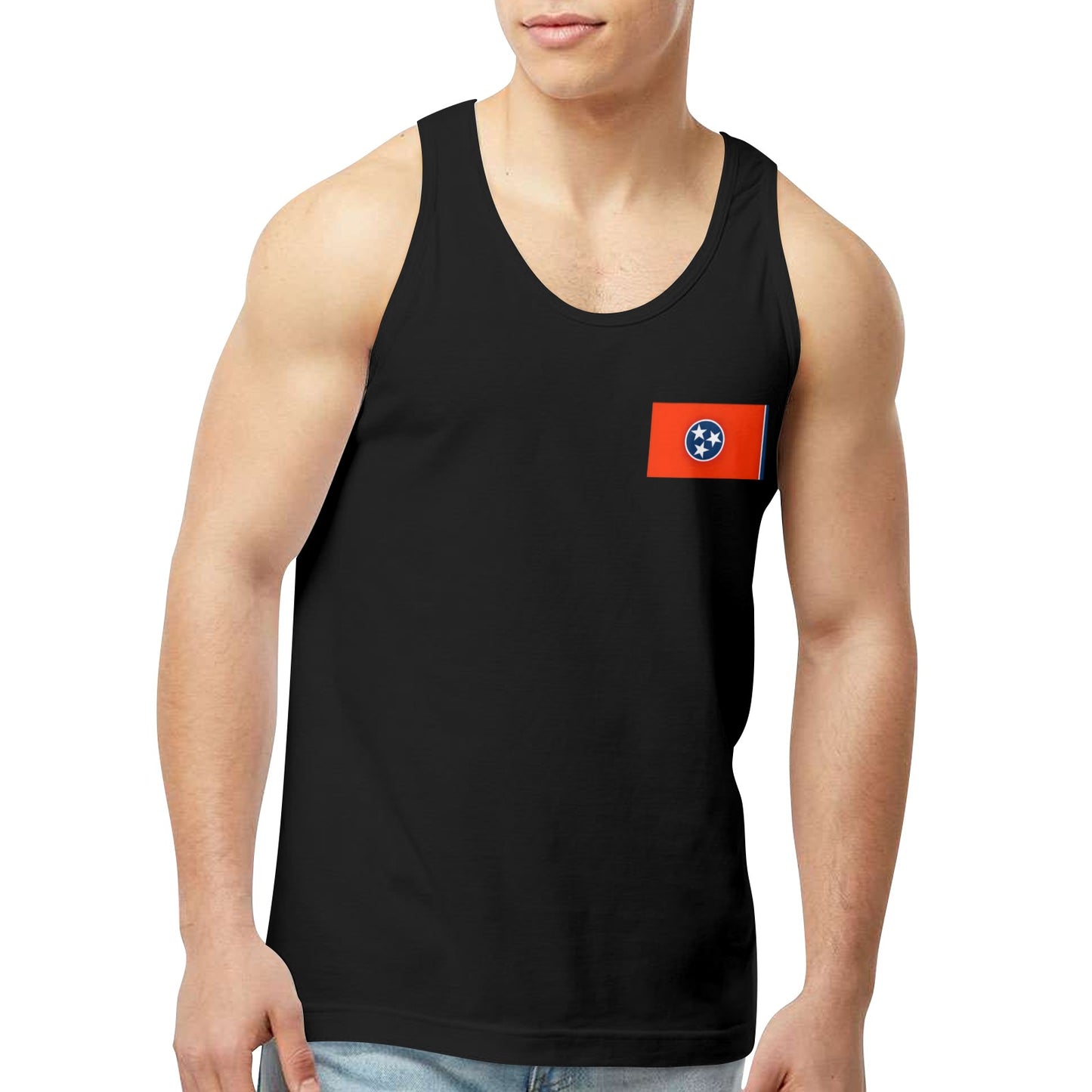 Tennessee Flag Men's Tank Top (Front Printing) | Ships from USA