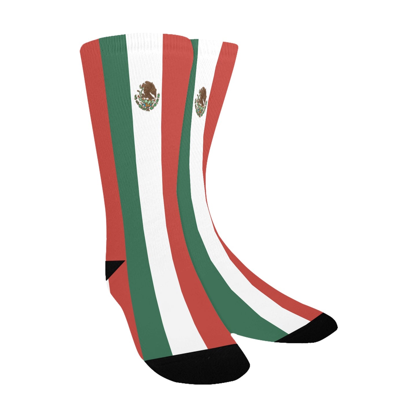 Mexico Flag Inspired Kid's Custom Socks | Ships from USA
